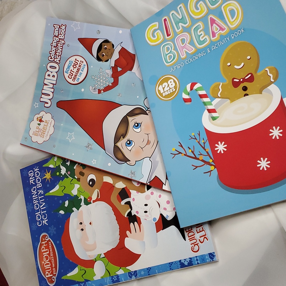 Christmas Jumbo Coloring & Activity Book‎ Set